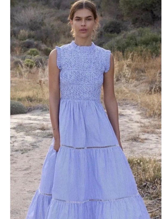 Oliphant Dresses & Skirts - NWT Oliphant Chatham Light Blue Sleeveless Maxi Dress (Size Small)